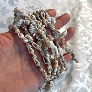 A pair of sea shell necklace